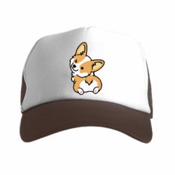 Кепка-тракер Winking Corgi - PrintSalon