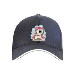 Кепка Unicorn with flowers - PrintSalon