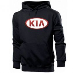 Мужское худи KIA 3D Logo - PrintSalon