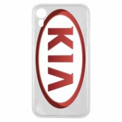 Чехол для iPhone XR KIA 3D Logo - PrintSalon