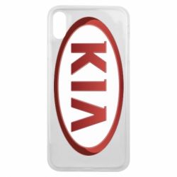 Чехол для iPhone Xs Max KIA 3D Logo - PrintSalon