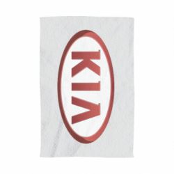 Полотенце с принтом KIA 3D Logo - PrintSalon