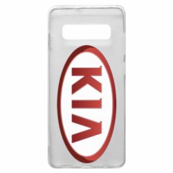 Чехол для Samsung S10+ KIA 3D Logo - PrintSalon