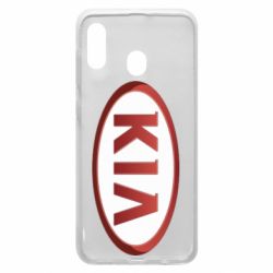 Чехол для Samsung A20 KIA 3D Logo - PrintSalon