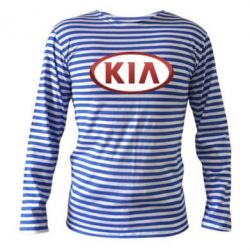 Тельняшка с длинным рукавом KIA 3D Logo - PrintSalon