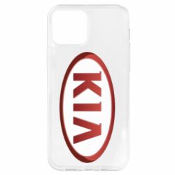 Чехол для iPhone 12 KIA 3D Logo - PrintSalon