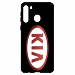 Чехол для Samsung A21 KIA 3D Logo - PrintSalon