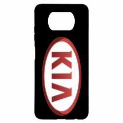 Чехол для Xiaomi Poco X3 KIA 3D Logo - PrintSalon