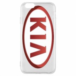 Чехол для iPhone 6/6S KIA 3D Logo - PrintSalon
