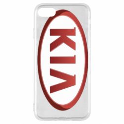 Чехол для iPhone SE 2022 KIA 3D Logo - PrintSalon