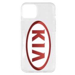Чехол для iPhone 14 Plus KIA 3D Logo - PrintSalon