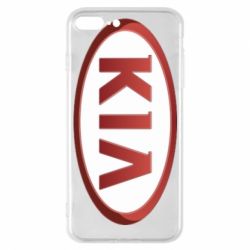 Чехол для iPhone 7 Plus KIA 3D Logo - PrintSalon