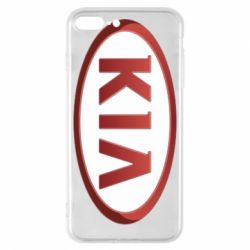Чехол для iPhone 8 Plus KIA 3D Logo - PrintSalon