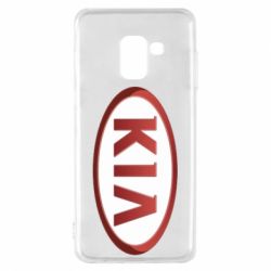 Чехол для Samsung A8 2018 KIA 3D Logo - PrintSalon