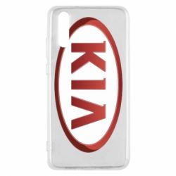 Чехол для Huawei P20 KIA 3D Logo - PrintSalon