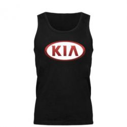 Мужская майка KIA 3D Logo - PrintSalon