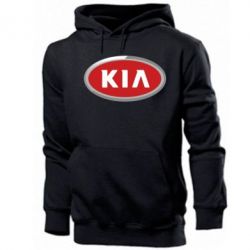 Мужское худи KIA Logo 3D - PrintSalon