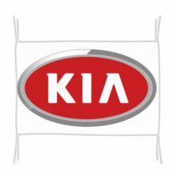 Флаг KIA Logo 3D - PrintSalon