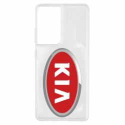 Чехол для Samsung S21 Ultra KIA Logo 3D - PrintSalon