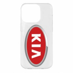 Чехол для iPhone 14 Pro KIA Logo 3D - PrintSalon