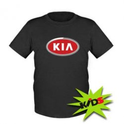 Детская футболка KIA Logo 3D - PrintSalon
