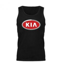 Мужская майка KIA Logo 3D - PrintSalon