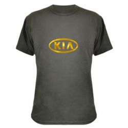 Камуфляжная футболка KIA logo Голограмма - PrintSalon