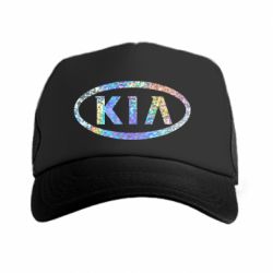 Кепка-тракер KIA logo Голограмма - PrintSalon