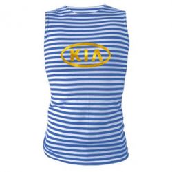 Майка-тельняшка KIA logo Голограмма - PrintSalon