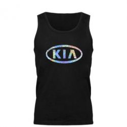 Мужская майка KIA logo Голограмма - PrintSalon