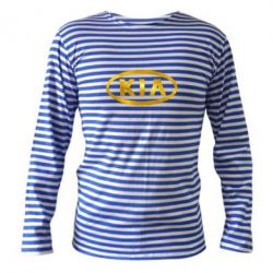 Тельняшка с длинным рукавом KIA logo Голограмма - PrintSalon