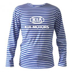 Тельняшка с длинным рукавом Kia Logo - PrintSalon