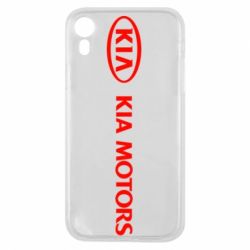 Чехол для iPhone XR Kia Motors Logo - PrintSalon
