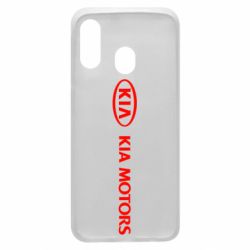 Чехол для Samsung A40 Kia Motors Logo - PrintSalon
