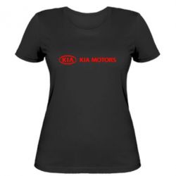 Женская футболка Kia Motors Logo - PrintSalon