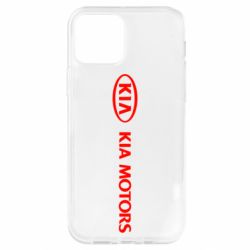 Чехол для iPhone 12 Kia Motors Logo - PrintSalon