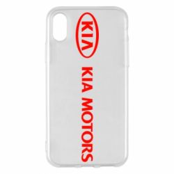 Чехол для iPhone X/Xs Kia Motors Logo - PrintSalon