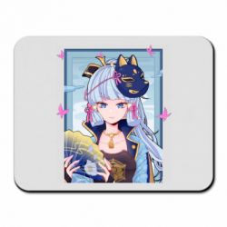 Коврик для мыши Аяка в рамке - PrintSalon