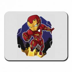 Коврик для мыши Flying Iron man - PrintSalon