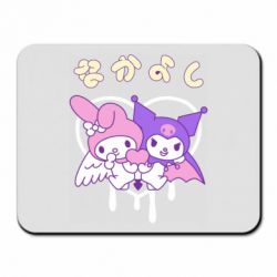 Коврик для мыши Kuromi and My Melody - PrintSalon