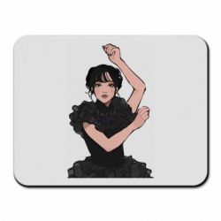 Коврик для мыши Уэнсдей арт - PrintSalon