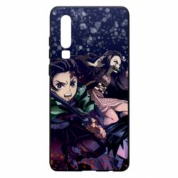 Чохол для Huawei P30 Kimetsu no yaiba characters - PrintSalon