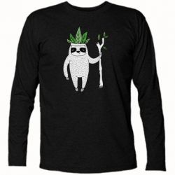 Футболка с длинным рукавом King sloths - PrintSalon