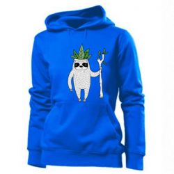 Женское худи King sloths - PrintSalon