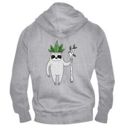 Мужское худи на молнии King sloths - PrintSalon