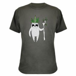 Камуфляжная футболка King sloths - PrintSalon