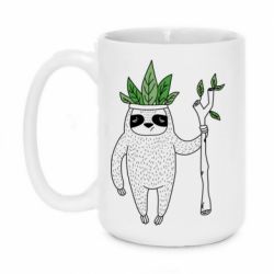 Чашка 420ml King sloths - PrintSalon