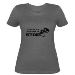 Женская футболка Kiss it! If you do not like my subaru! - PrintSalon