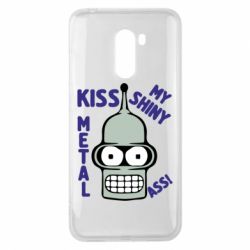 Чехол для Xiaomi Pocophone F1 Kiss metal - PrintSalon