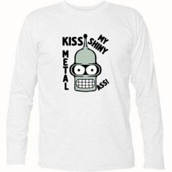 Футболка с длинным рукавом Kiss metal - PrintSalon